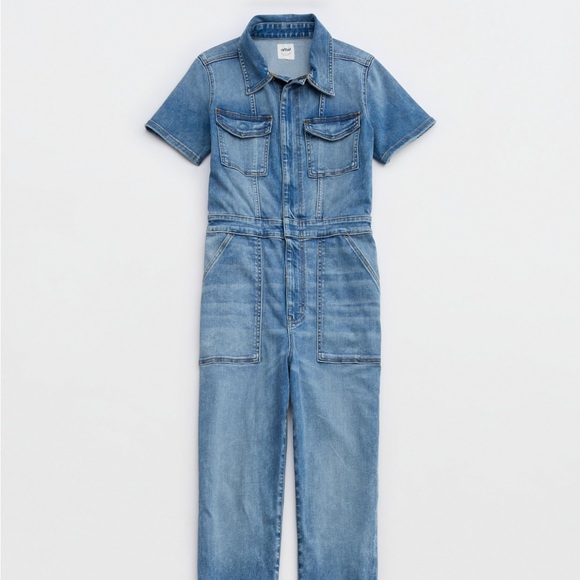 Denim jumpsuit never worn NWT - Picture 2 of 4